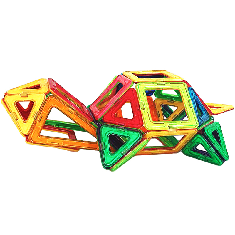 自营 乐缔lerr磁力片积木磁性积木磁铁拼装建构片益智儿童玩具拼插