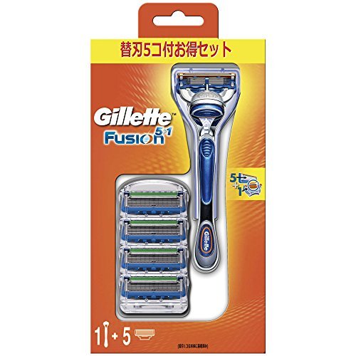 58元 凑单品: gillette 吉列 fusion 5 锋隐 手动剃须刀(含1刀架5刀头