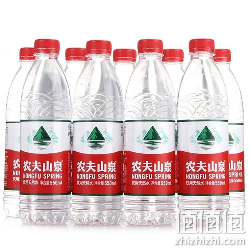 农夫山泉 天然饮用水550ml*24瓶27.9元原价: $36.