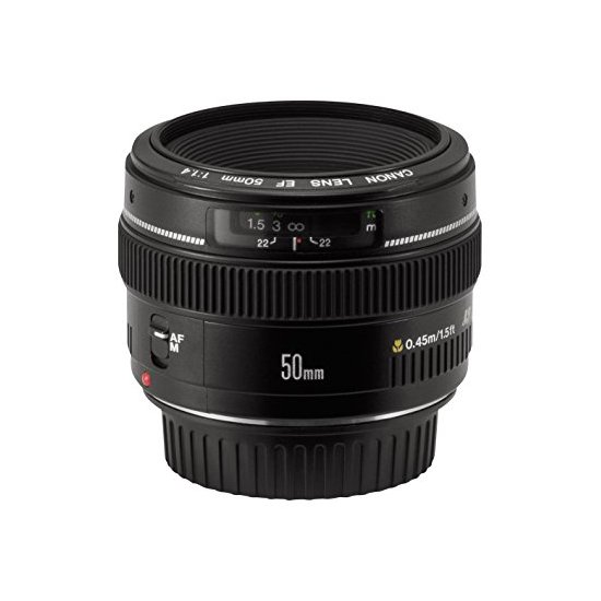 直邮中国canon 佳能 ef 50mm f/1.4 定焦镜头 约2057.12元 原价2745.