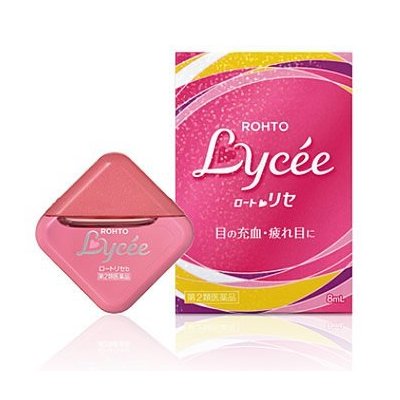 rohto 乐敦 lycee小花眼药水 8ml 缓解充血 疲劳 约29.82元 原价 45.